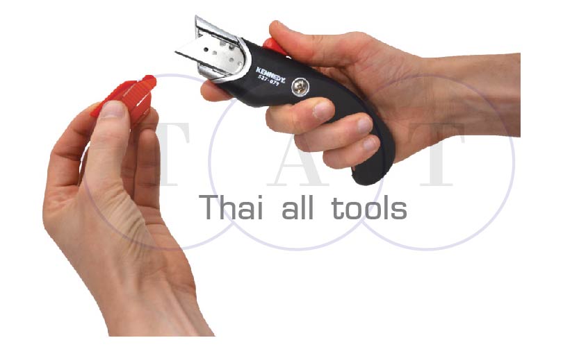 มีดคัตเตอร์นิรภัย AUTOMATIC RETRACTABLE QUICK RELEASE SAFETY KNIFE KENNEDY