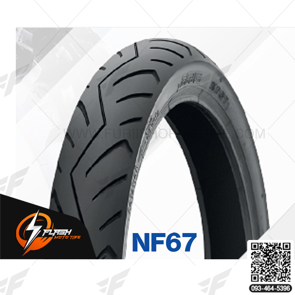 ยางขอบ14 ยางมอเตอร์ไซต์ IRC(ไออาร์ซี) NF67 W/T (TTX) ยางหน้า70/90-14 M/C 34P ยางบิ๊กไบท์ ยางBigbike Mototire