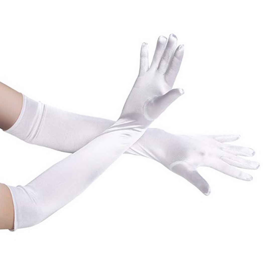 ถุงมือออกงาน แบบยาว ถุงมือเจ้าสาว ถุงมือแฟนซี