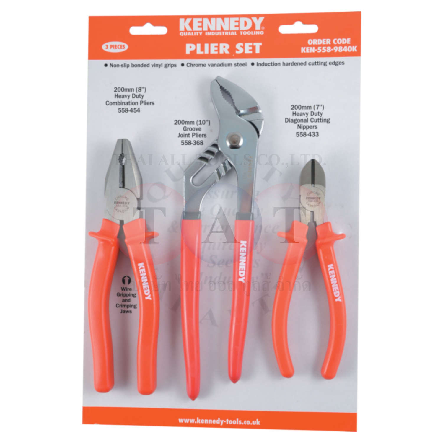 ชุดคีม 3 Piece Plier Set KENNEDY