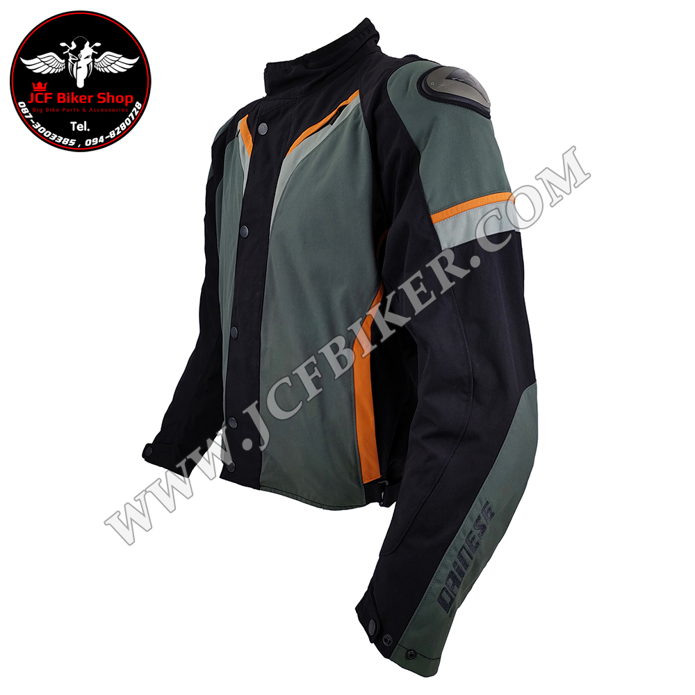 เสื้อการ์ด เสื้อการ์ดมอเตอร์ไซค์ Dainese ผ้าคอร์ดูร่า(CORDORA) กันน้ำได้ในระดับหนึ่ง การ์ดไหล่ไทเทเนียม