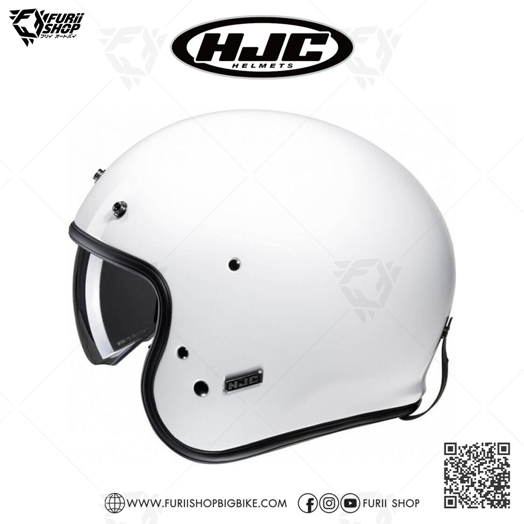 หมวกกันน็อคครึ่งใบ(Halfface) HJC V31 : WHITE