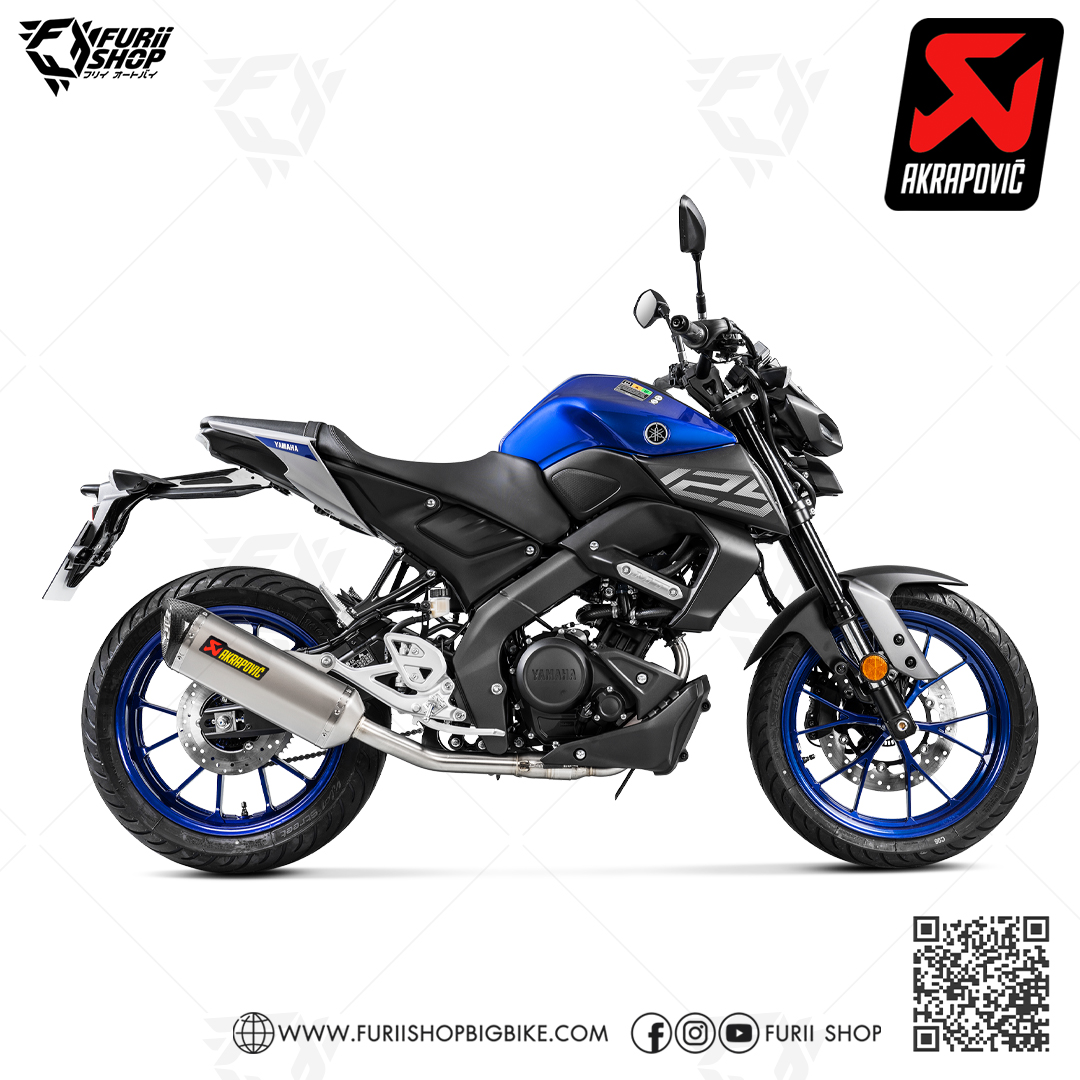 ท่อแต่ง Akrapovic Titanium : for Yamaha MT15 2019-2020