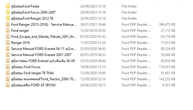คู่มือซ่อมรถยนต์ USB แฟรชไดร์ฟ 32Gb พร้อมสมุดโค้ดแปลไทย
