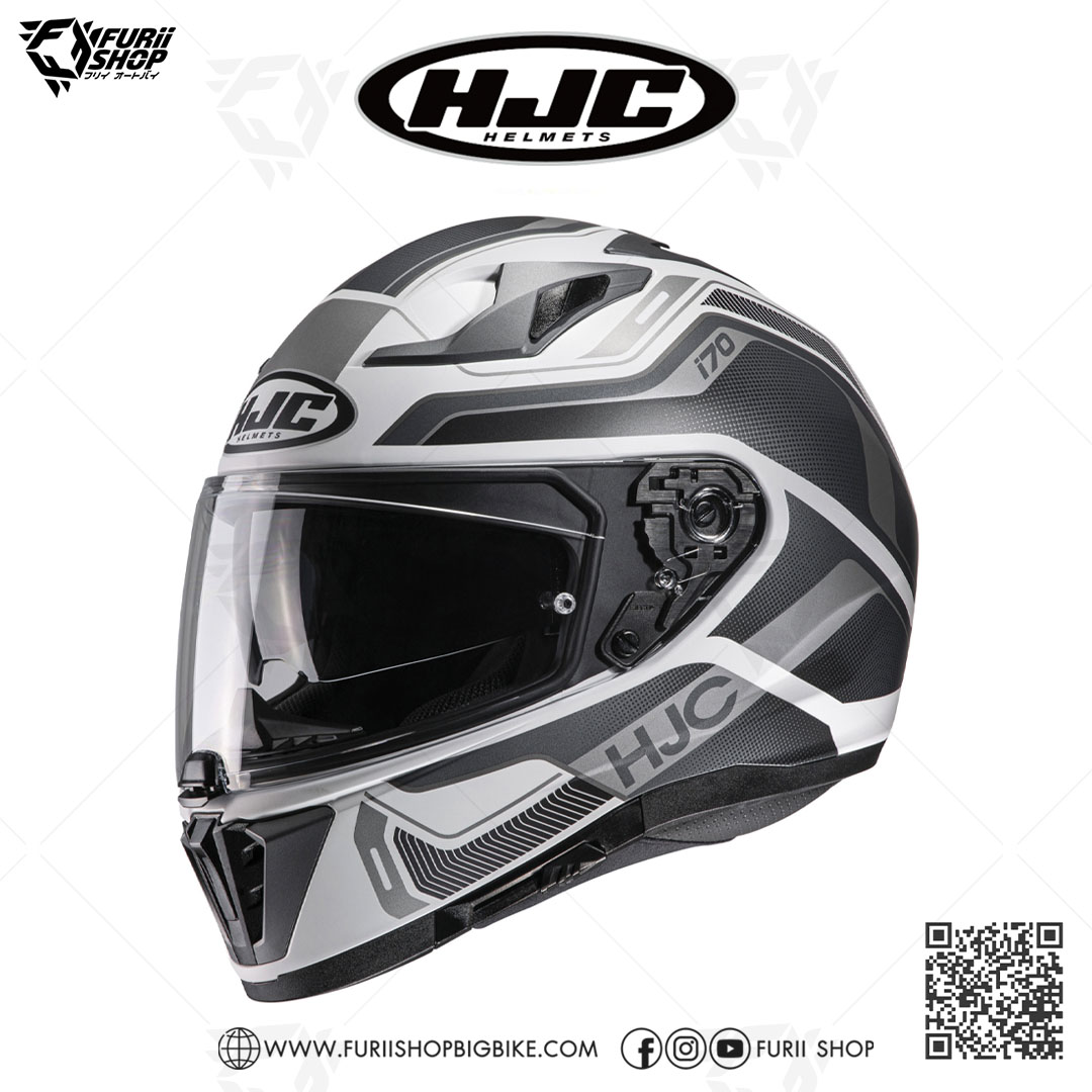 หมวกกันน็อคเต็มใบ(มีแว่นกันแดด) HJC I70 : LONEX MC5SF