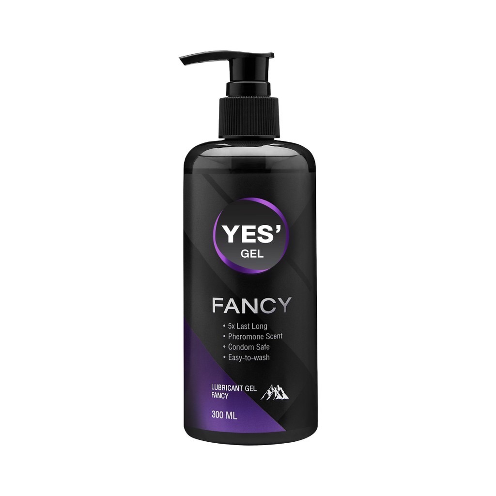 YES' Fancy Gel เจลหล่อลื่น Water-based สูตรแห้งช้า กลิ่นฟีโรโมน ปริมาณ 300ml