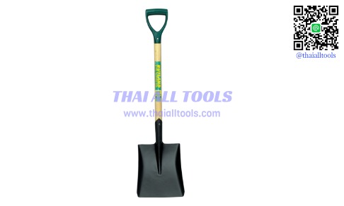 พลั่วเหล็กคาร์บอน CARBON STEEL SQUARE SHOVEL METAL SHAFT RUTLAND