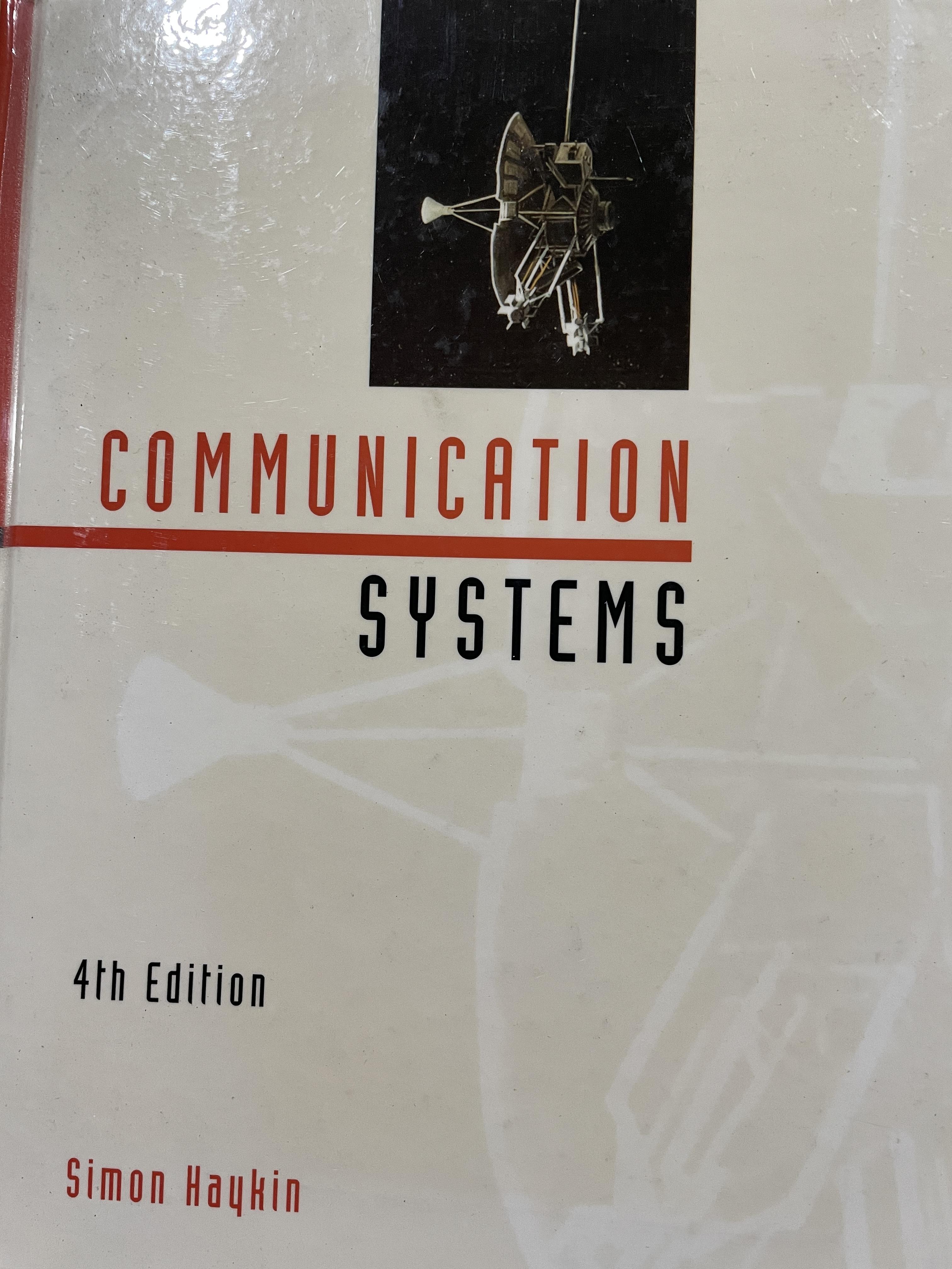 COMMUNICATION. SYSTEMS. ผู้เขียน Simon Haykin 0 กก.