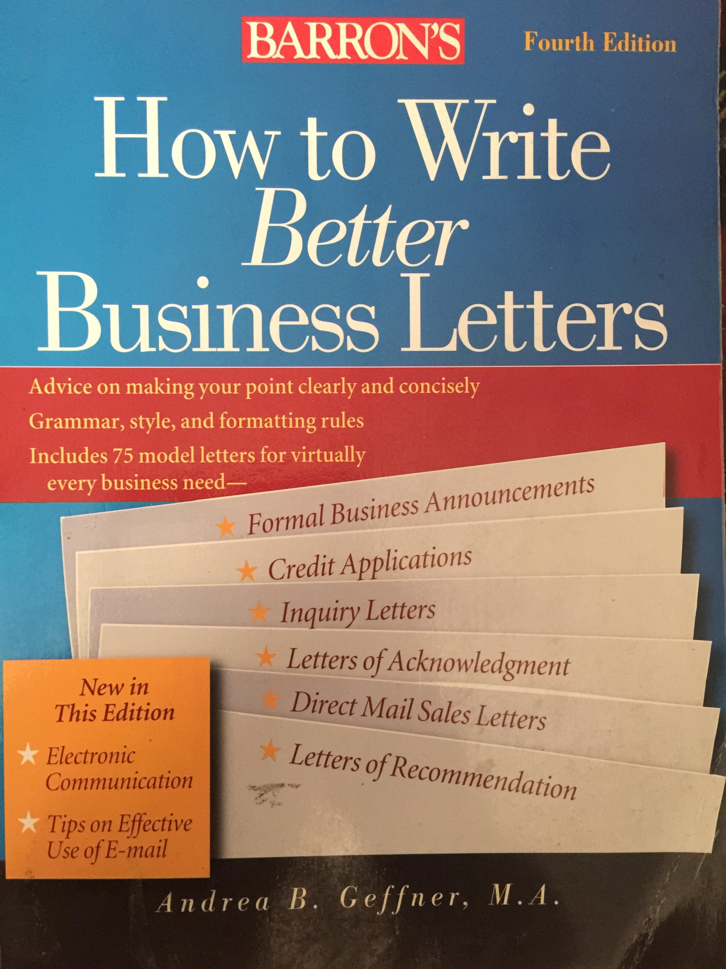 How to Write Better Business Letters 0 กก.