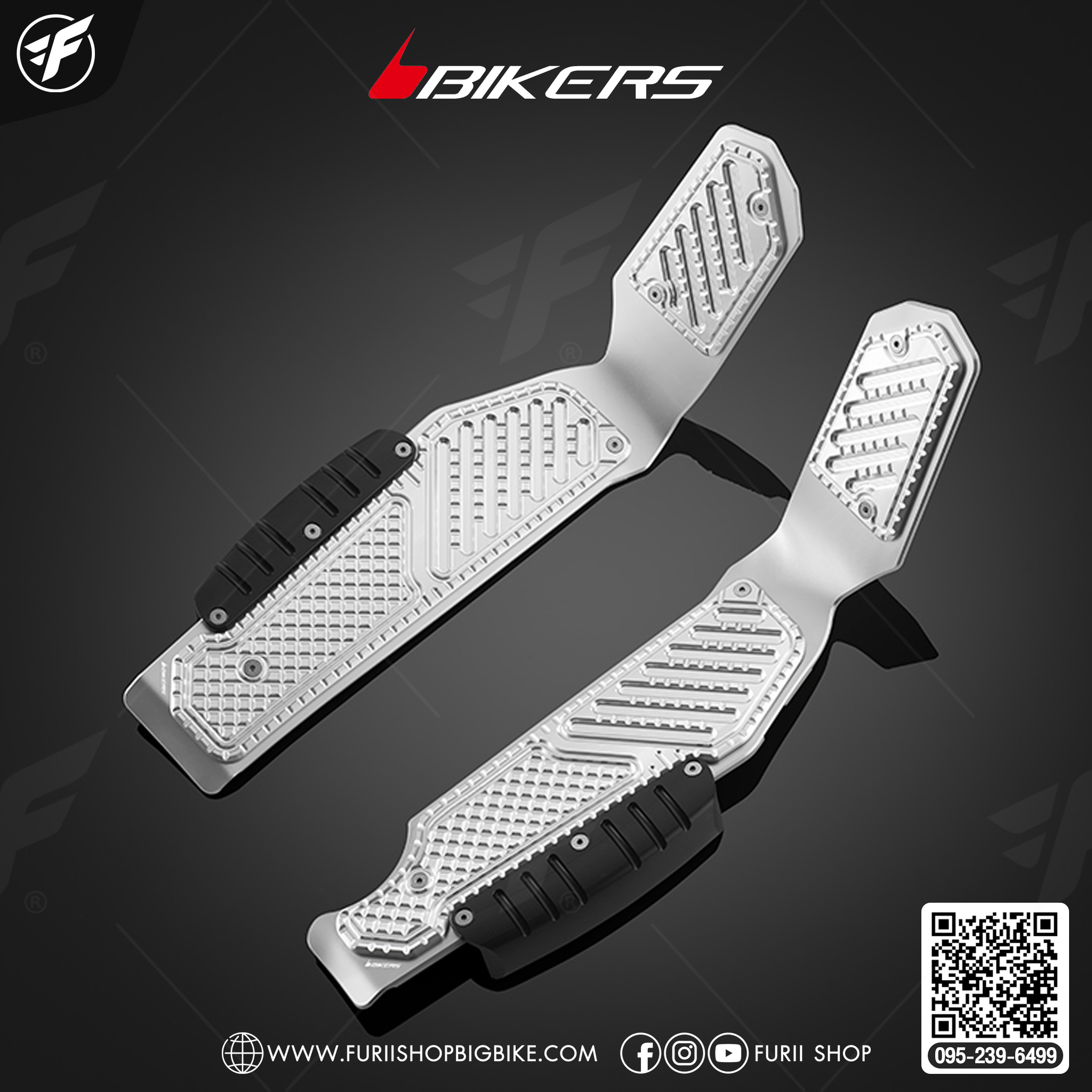 Bikers แผ่นวางเท้าพร้อมกันล้มด้านข้าง H0927 for Honda X-ADV 2021