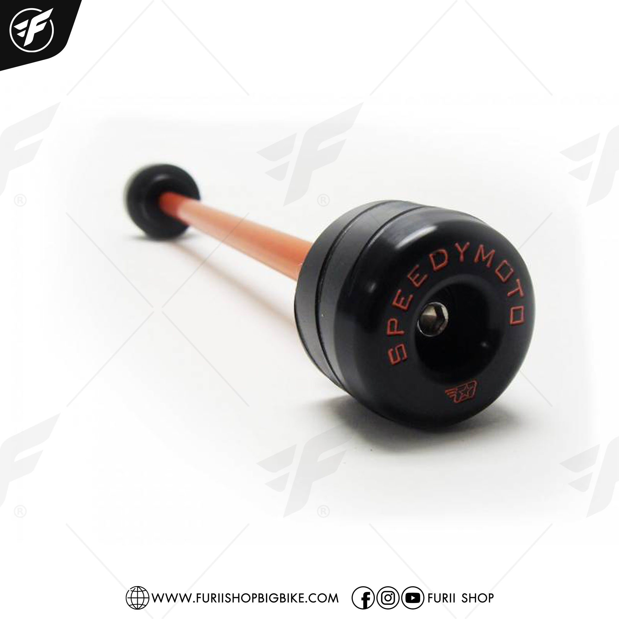 กันล้มหน้า SPEEDYMOTO FRONT AXLE SLIDER FOR Ducati Diavel 2011-2018