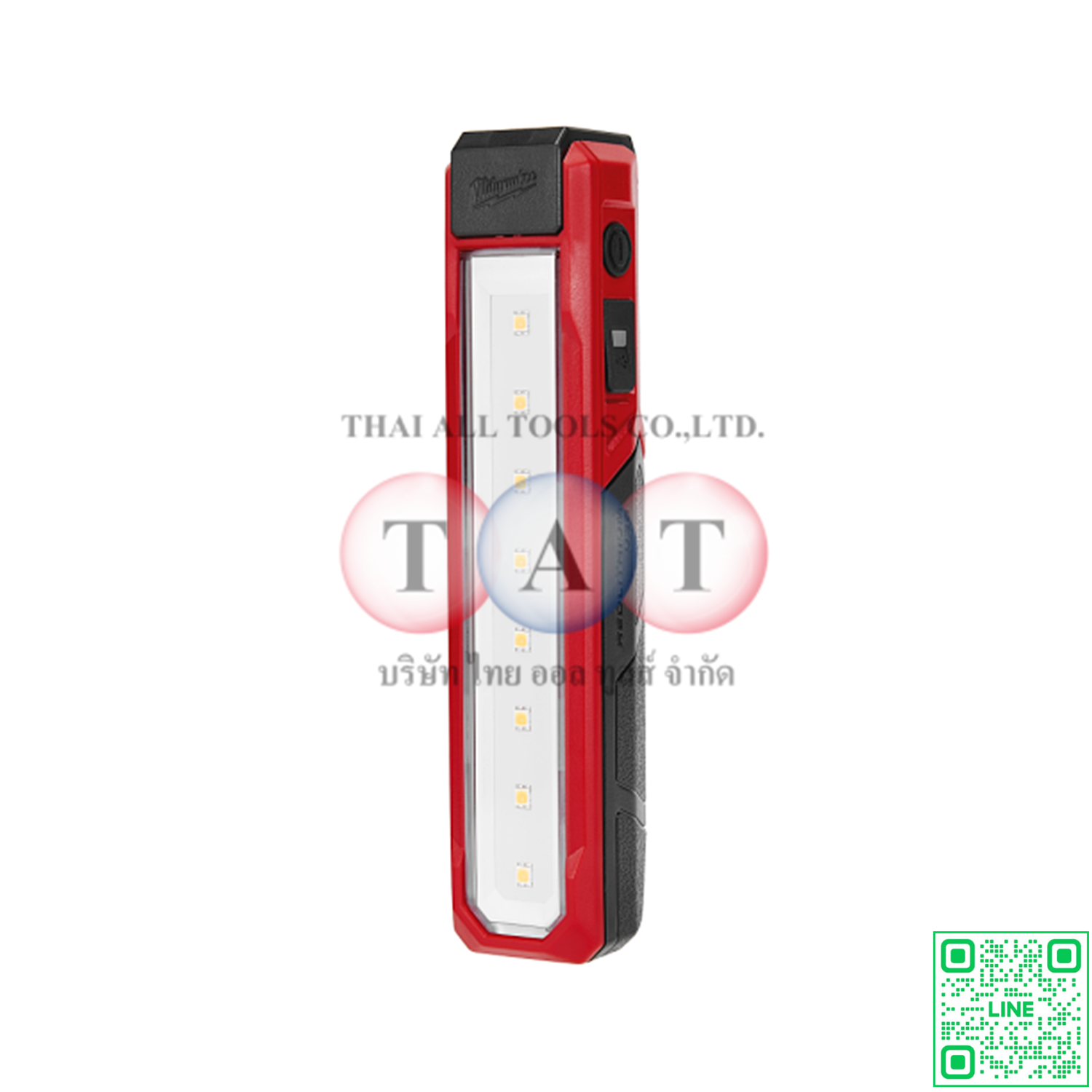 Milwaukee L4 FL-301 ไฟฉายพ็อคเก็ต LED 445 ลูเมน | REDLITHIUM™ USB