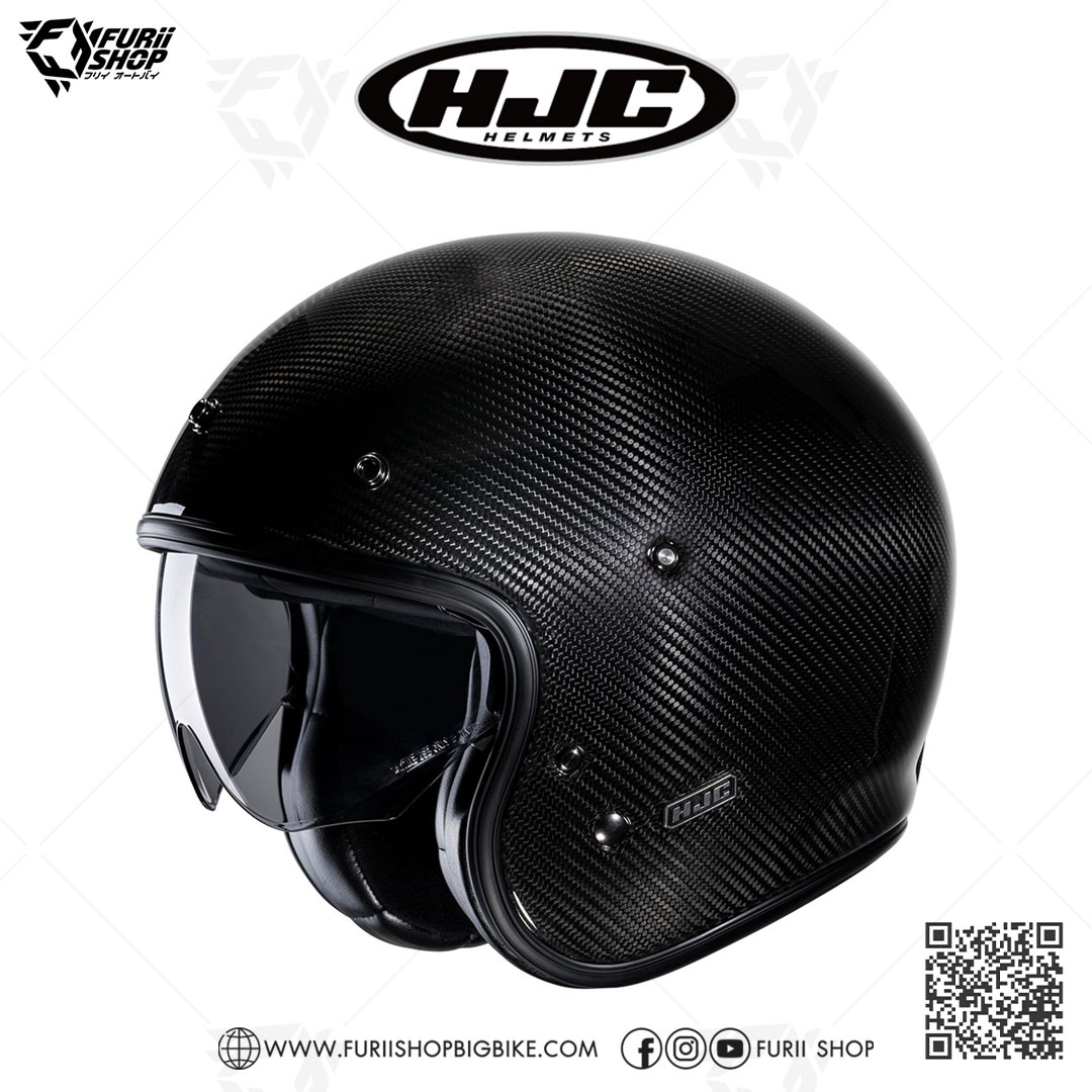 หมวกกันน็อคครึ่งใบ(Halfface) HJC V31 : SOLID CARBON