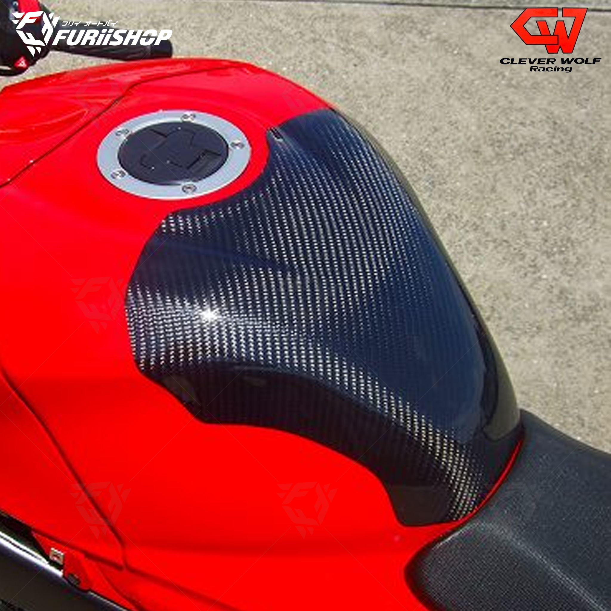 กันรอยถัง CLEVER WOLF For : GSX-R1000 2017+