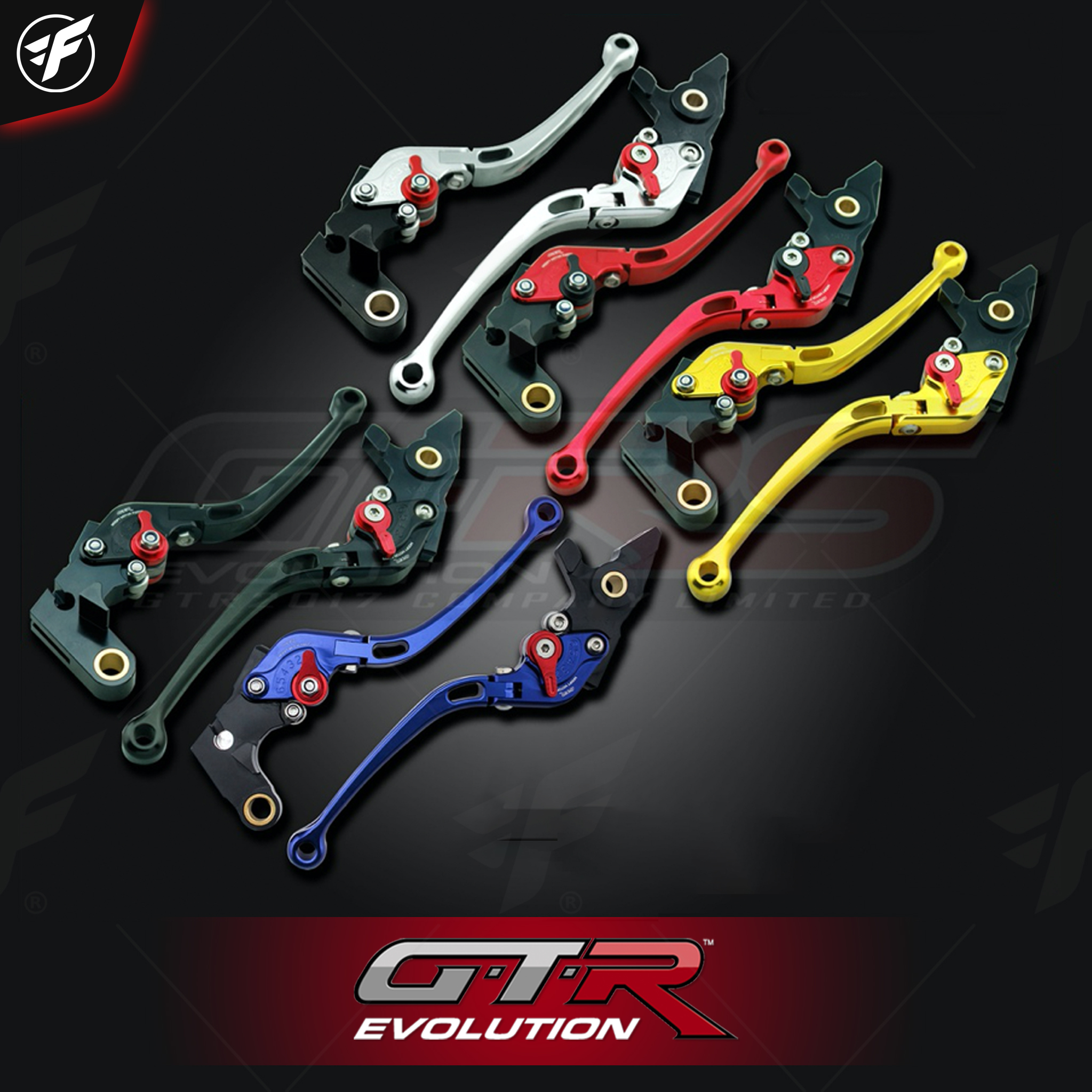 มือเบรค-ครัช(ปรับ6ระดับ) พับได้ CNC GTR CBR-650F/R R+L