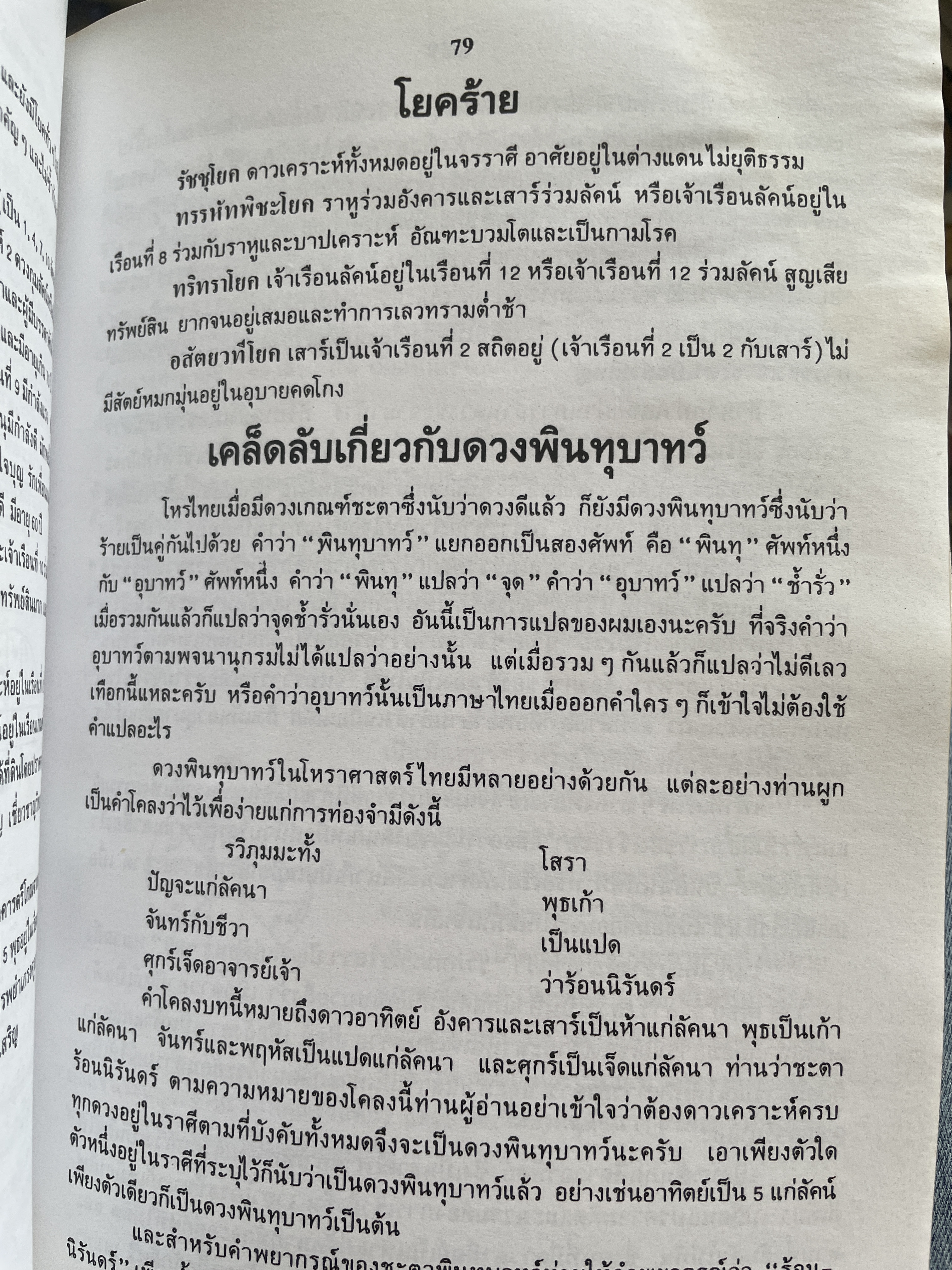 เคล็ดลับการพยากรณ์ โดย บรรเทา จันทรศร (อุตรภัทร์) 2 กก.