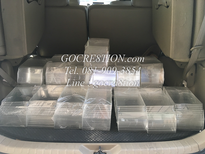 งาน อะคริลิค แปรรูป ตามแบบ April 2018 by GO CREATION