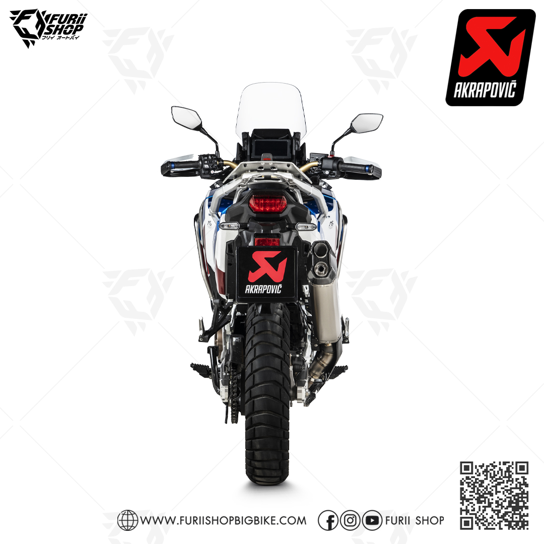 ท่อ AKRAPOVIC SLIP ON NEW SHAPE FOR Honda AfricaTwin 2020-2022 CRF1100L