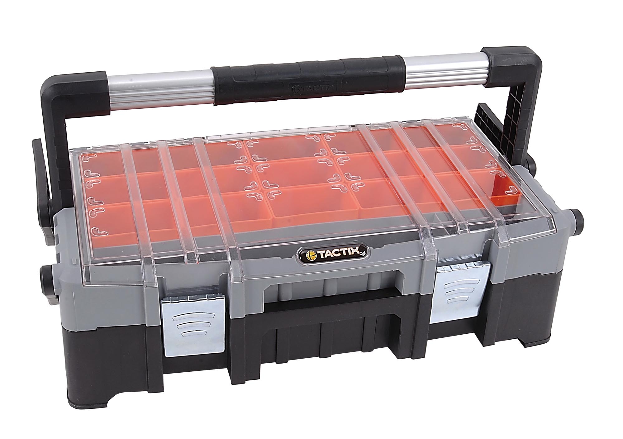 กล่องเครื่องมือ พลาสติก 2ชั้น (56cm) #320300 TACTIX