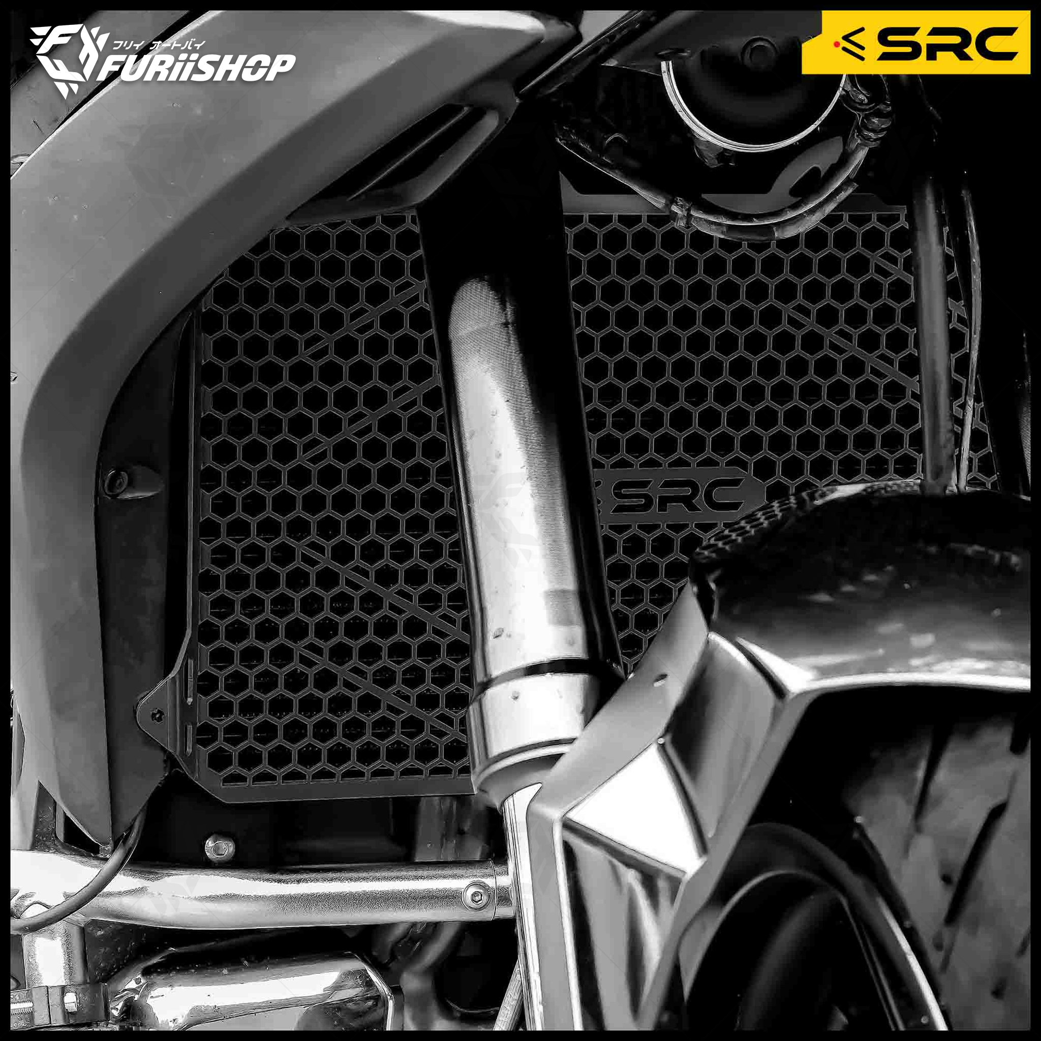 การ์ดหม้อน้ำ RADIATOR GUARD SRC FOR HONDA NT1100 (DCT)