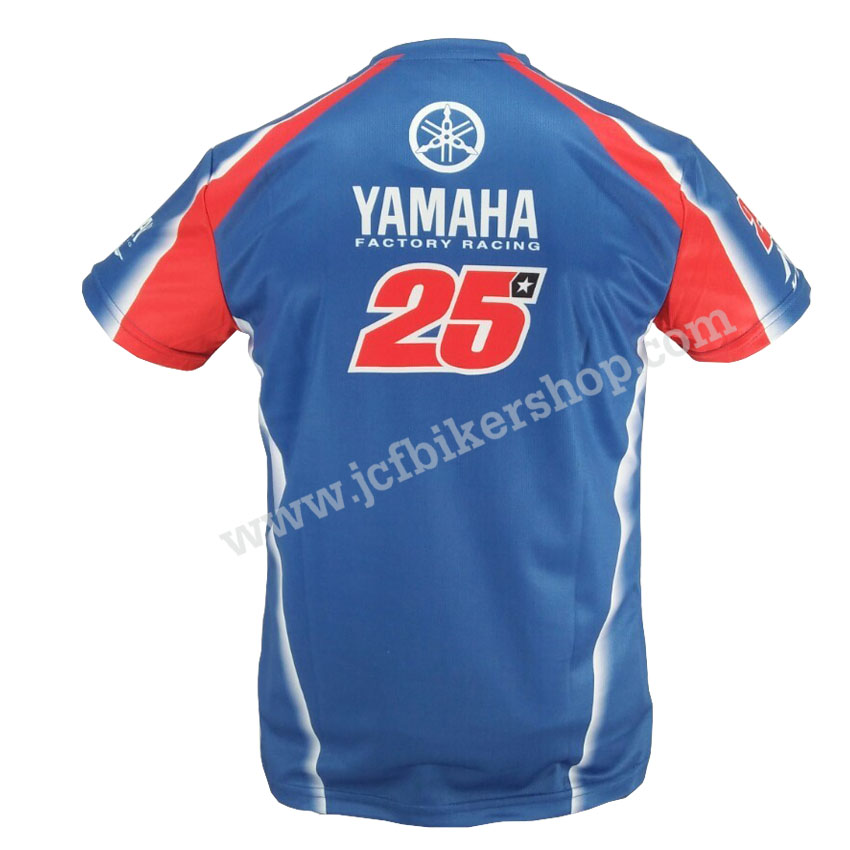 เสื้อยืดแขนสั้น YAMAHA JT-543 เนื้อผ้าไมโครไฟเบอร์ มีประสิทธิภาพในการซับเหงื่อสูง แห้งเร็ว