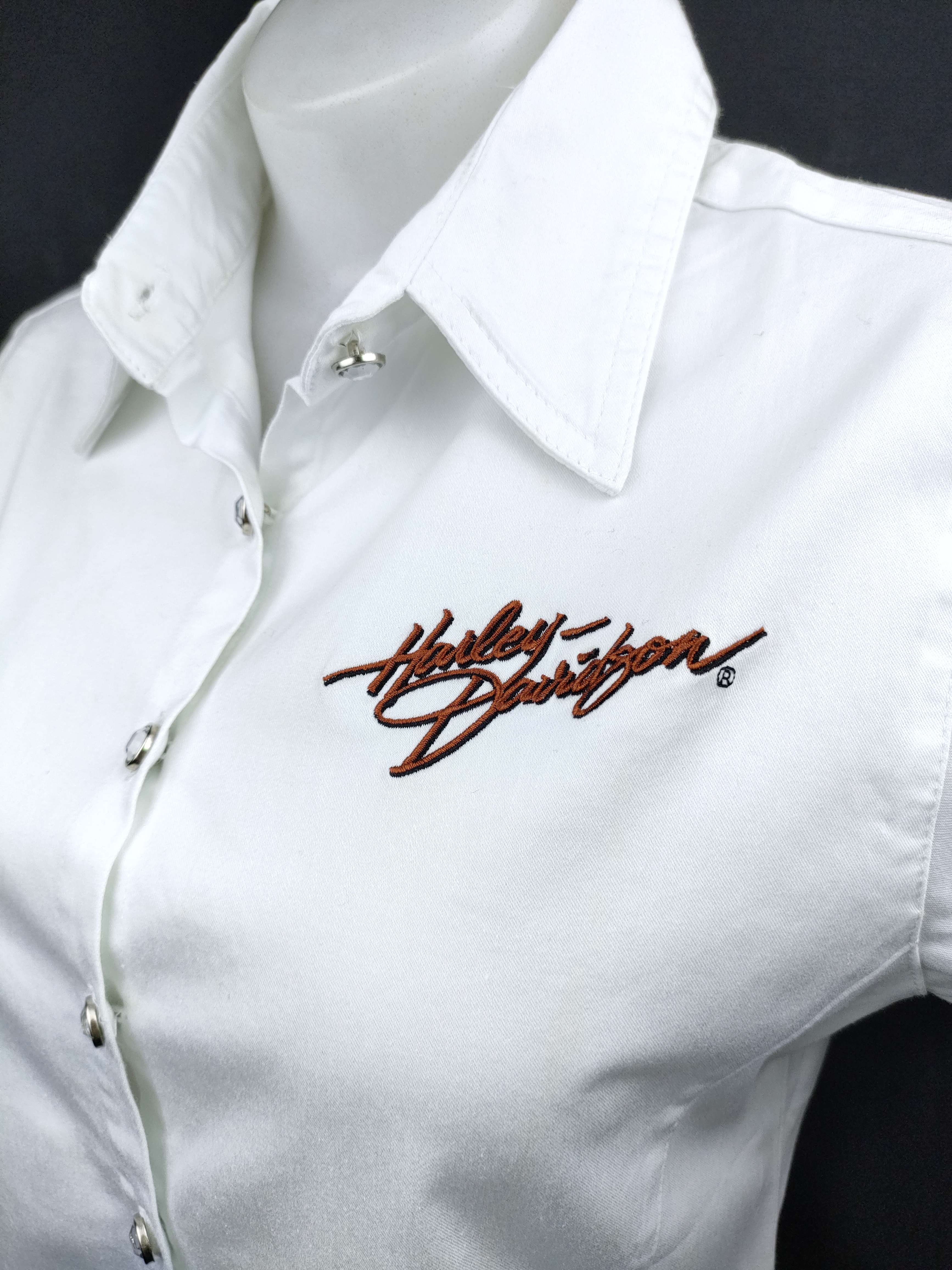 เสื้อ Shirt H-D Woman สีขาว ไซส์ M