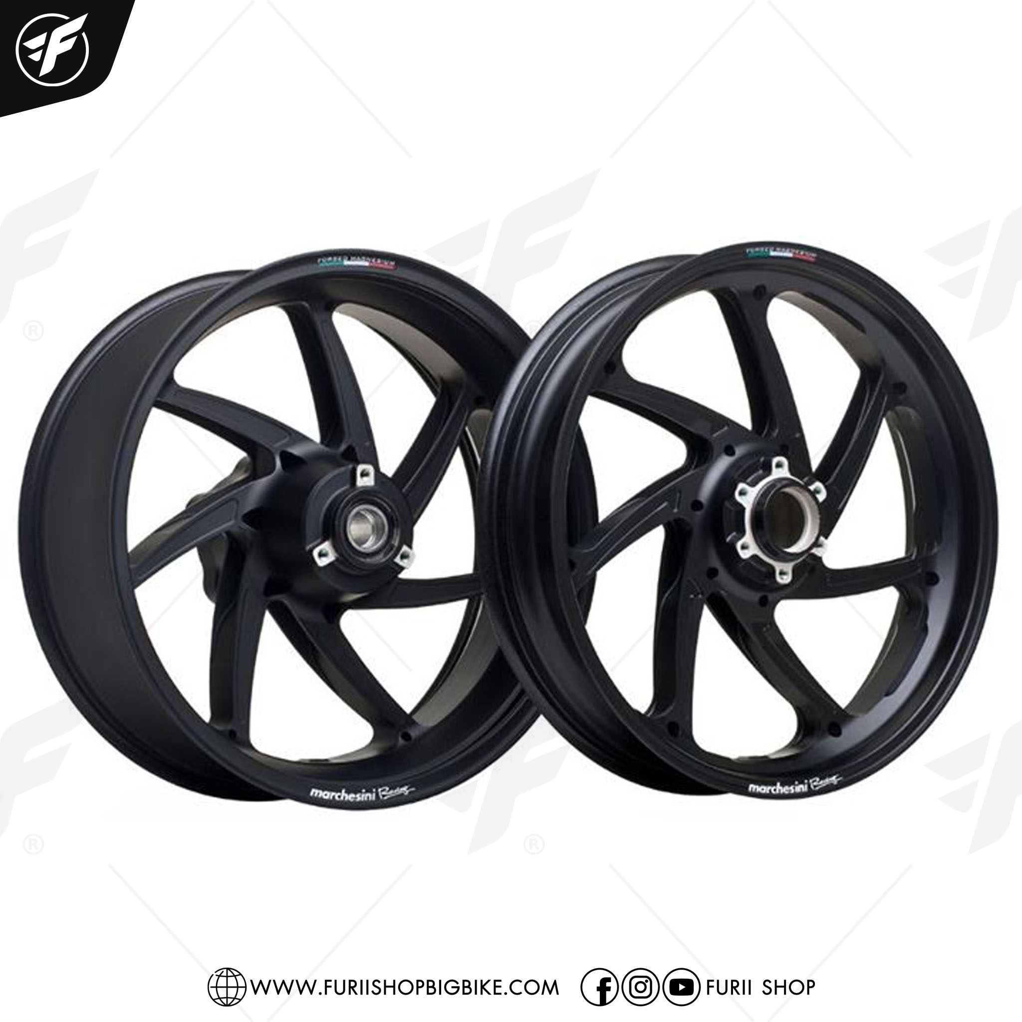 ล้อ MARCHESINI 7 SPOKES WHEEL STANDARD COLOR FOR Ducati 899/959 Panigale