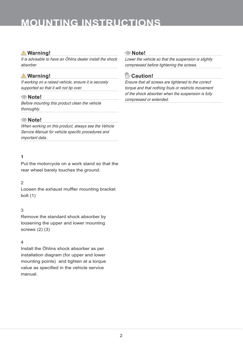 โช๊คหลัง OHLINS P Type HO718 FOR HONDA REBEL โช๊ค โช๊คแต่ง โช๊คมอเอตร์ไซค์