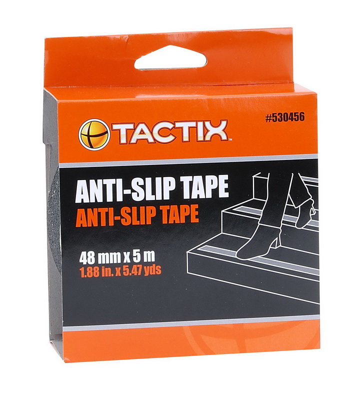 เทปกันลื่น งานหนัก (ทนน้ำและน้ำมัน) 48mm*5m 530456 TACTIX