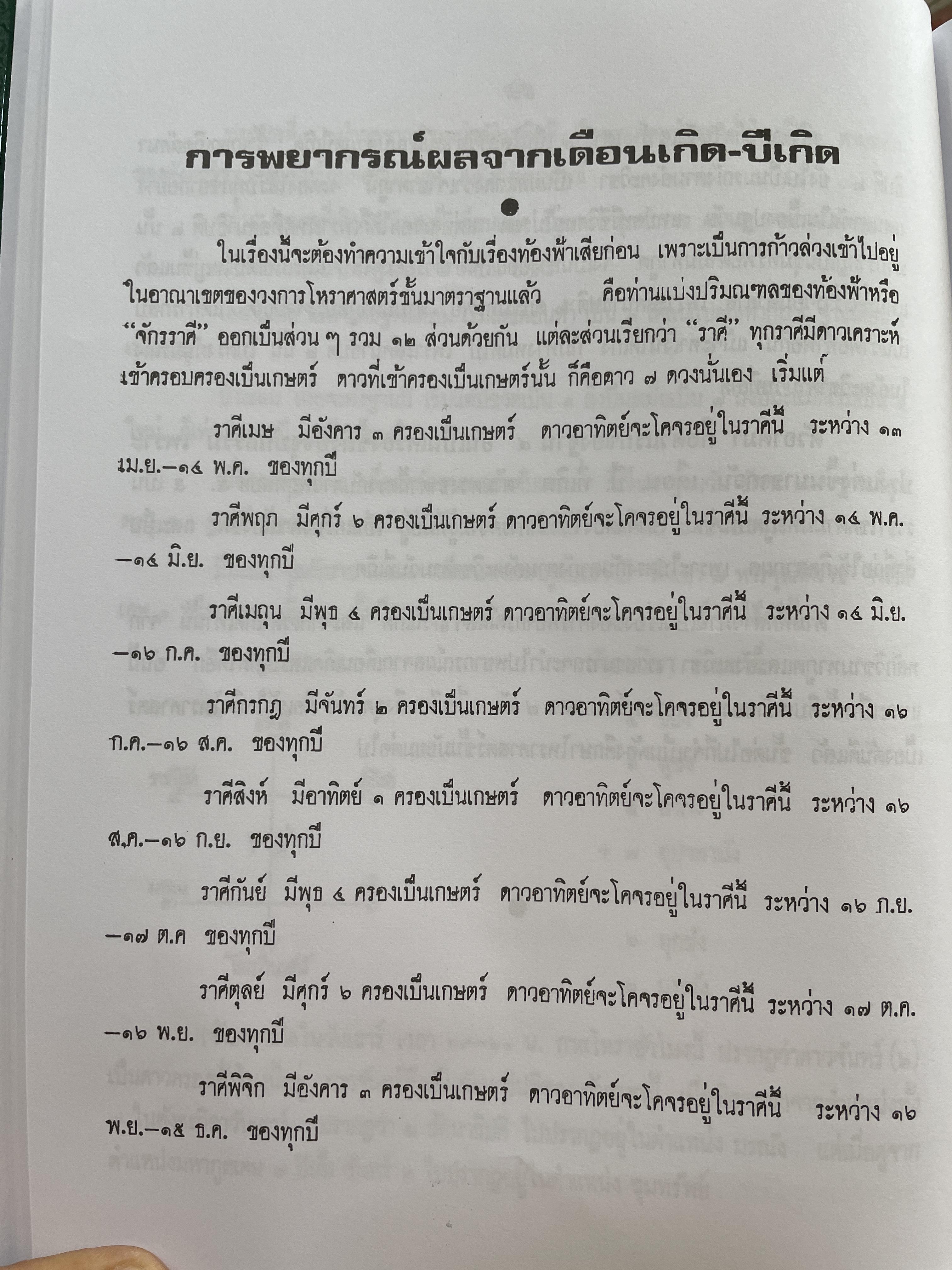 โหราศาสตร์เบื้องต้น ผู้เขียน อาจารย์เทพย์ สาริกบุตร 1,200 กรัม