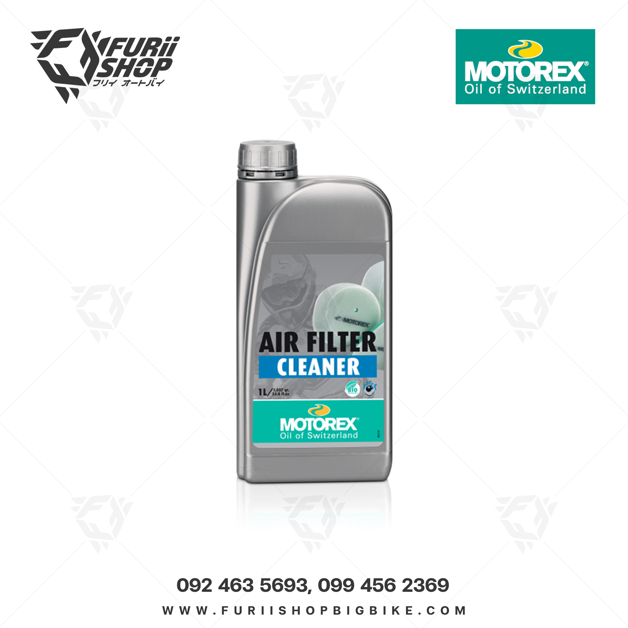 การบำรุงรักษาตัวกรองอากาศสำหรับรถมอเตอร์ไซค์ MOTOREX AIR FILTER CLEANER