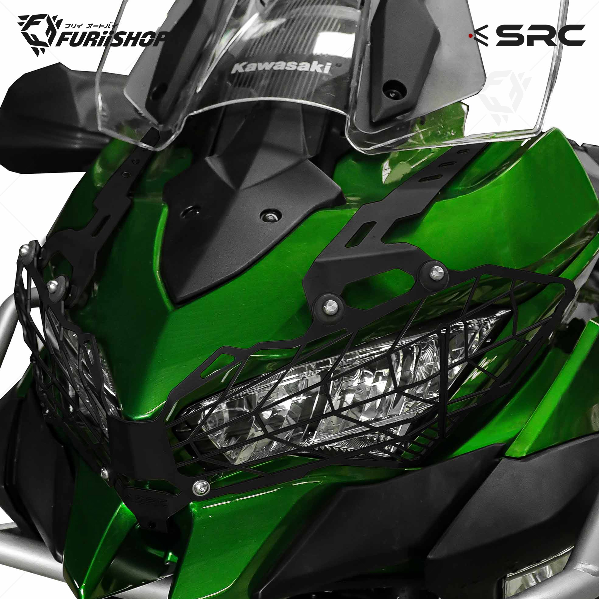การ์ดไฟหน้า HEADLIGHT GUARD FOR KAWASAKI VERSYS 1000