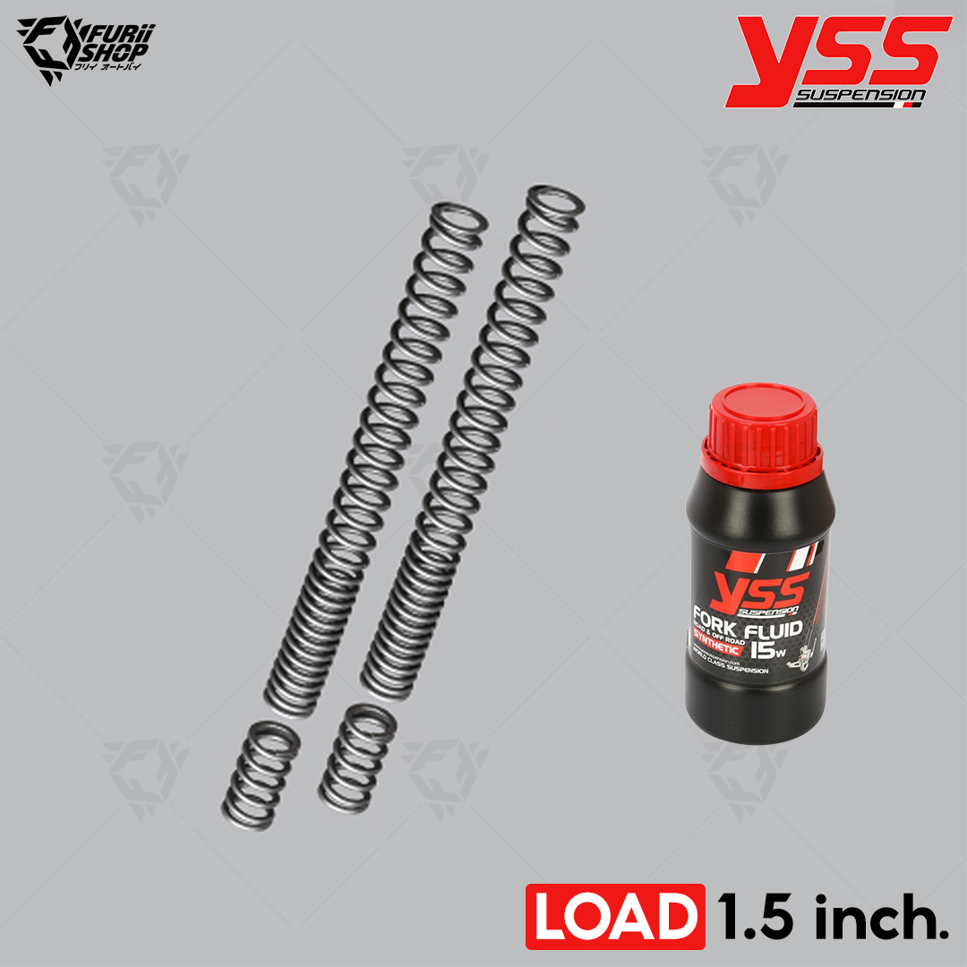 สปริงโช๊คหน้าแต่ง YSS Fork Sport Kit LOAD 1.5 inch. (Y-50-KIT-01-005) : for Honda Scoopy i 110 '17>