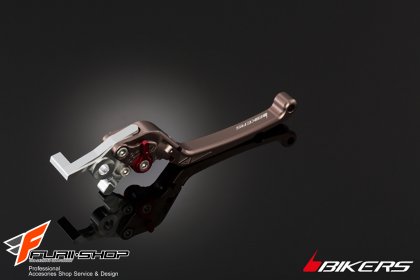 ก้านเบรคพับได้ก้านเรียบ Bikers สีไทเท for Z250sl