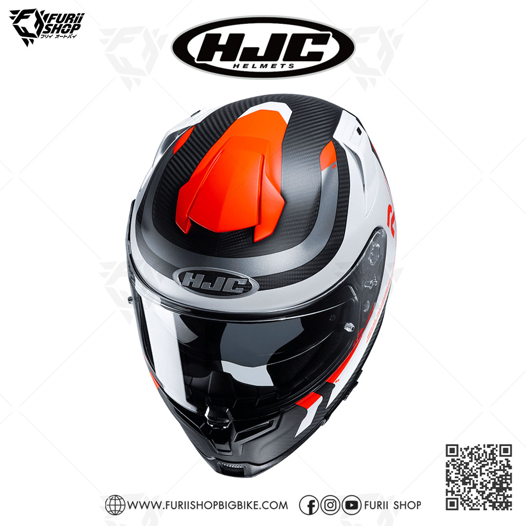 หมวกกันน็อคเต็มใบ(มีแว่นกันแดด) HJC RPHA70 : REPLE MC6SF CARBON