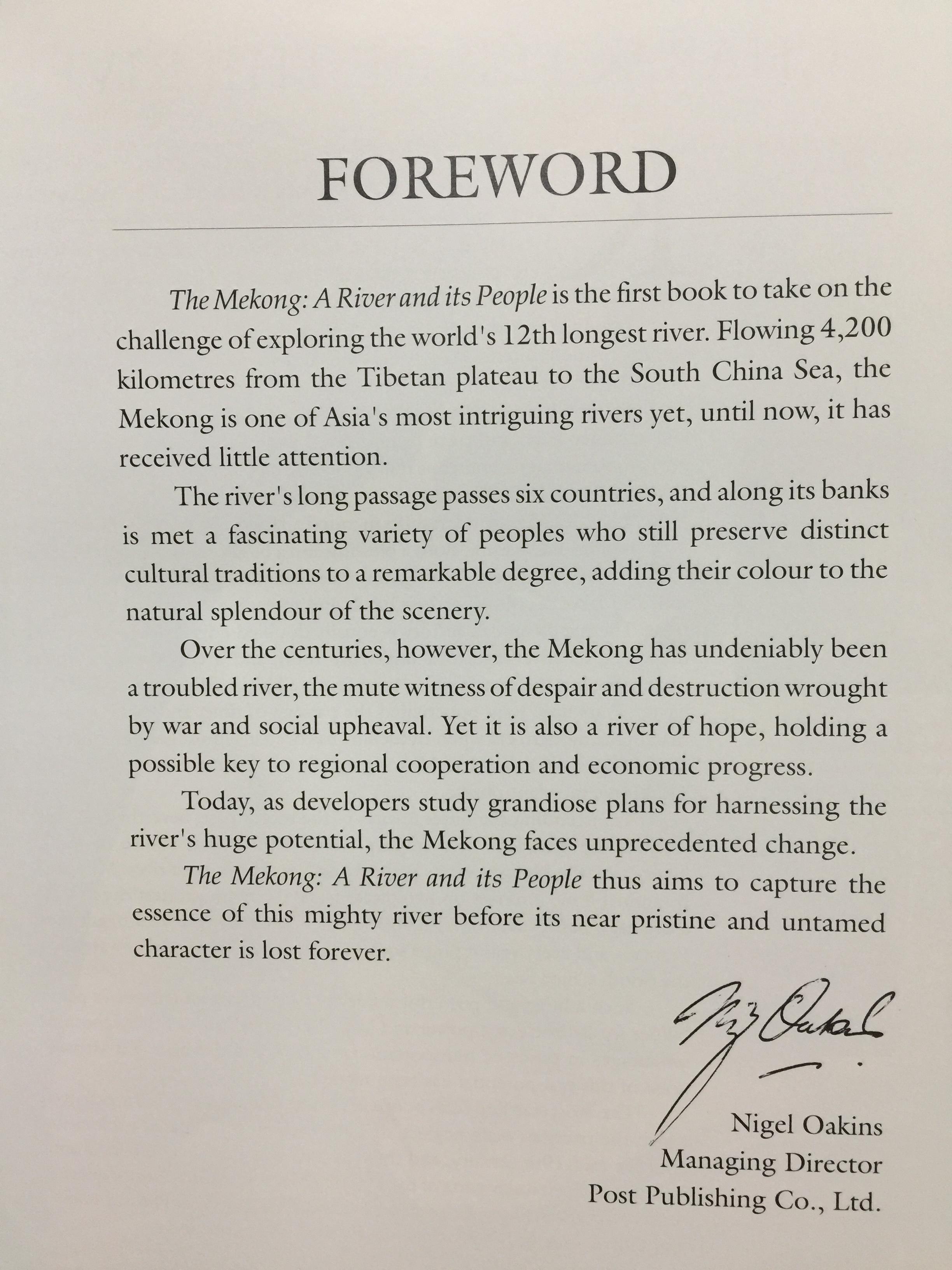 THE MEKONG. ผู้เขียน John Hoskin and. Allen.W. Hopkins. POST PUBLICATING. COMPANY 0 กก.