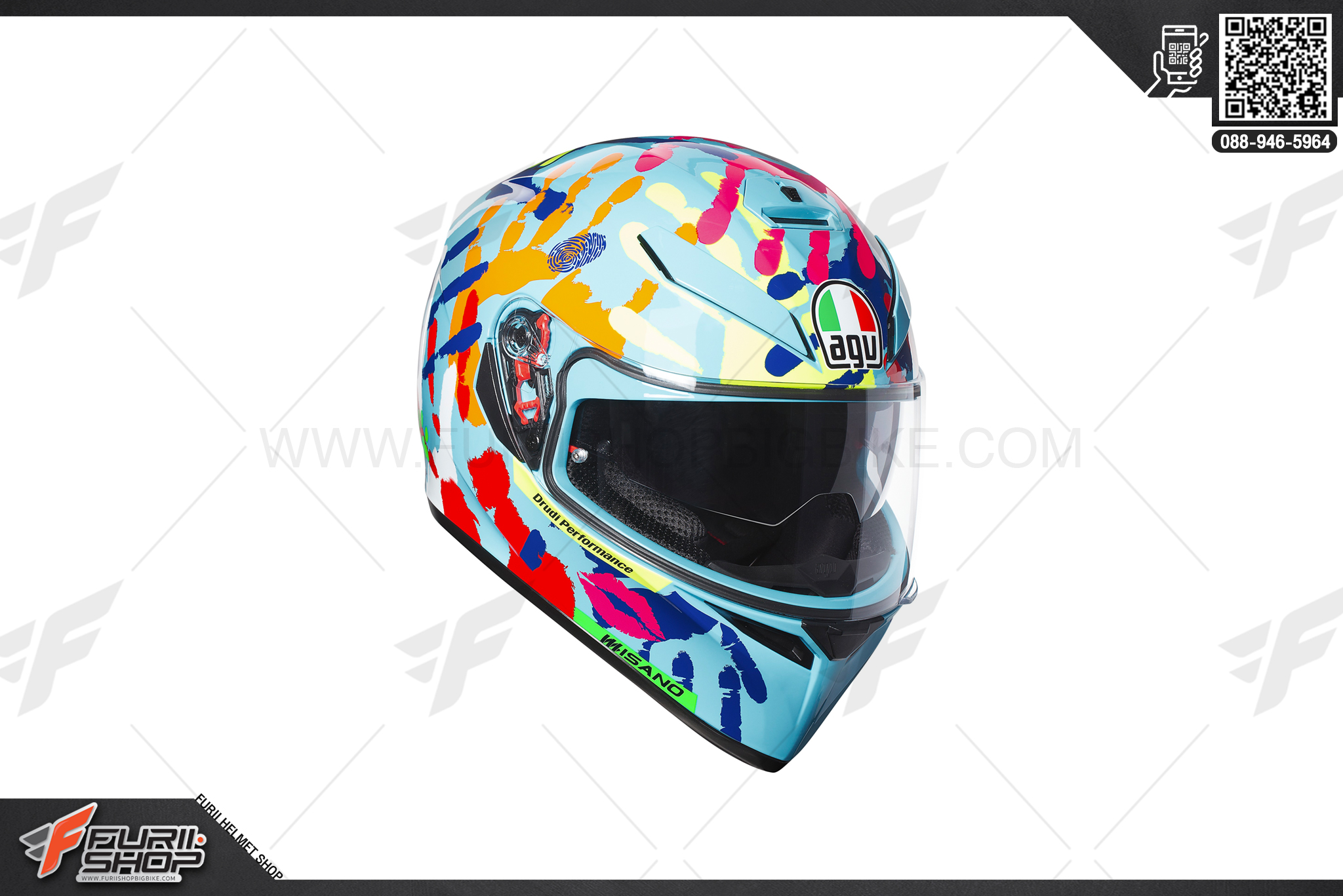 หมวกกันน็อค AGV K-3 SV MISANO 2014