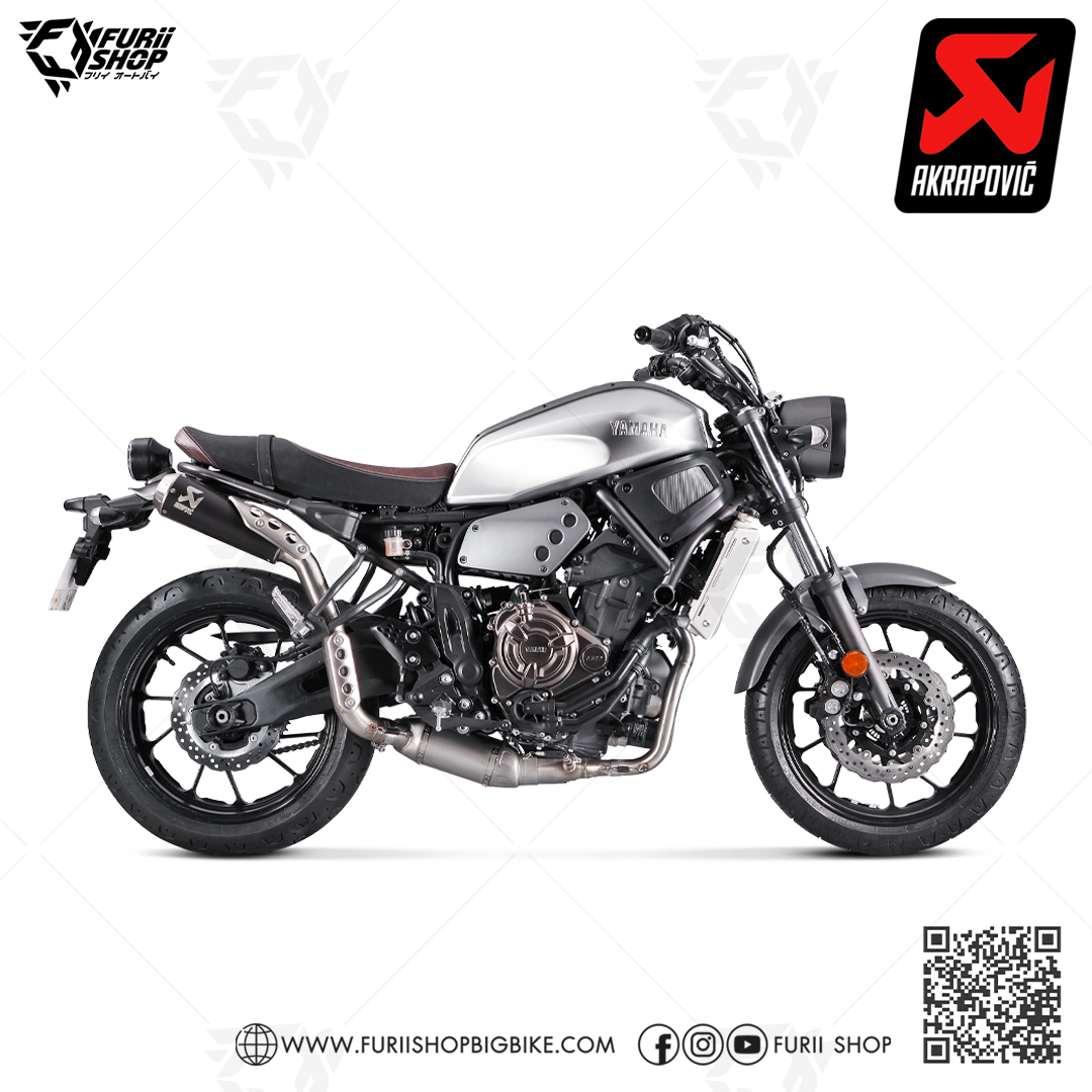 ท่อแต่ง Akrapovic ออกบน Black Limited : for Yamaha XSR700 2017-2020/2021-2022