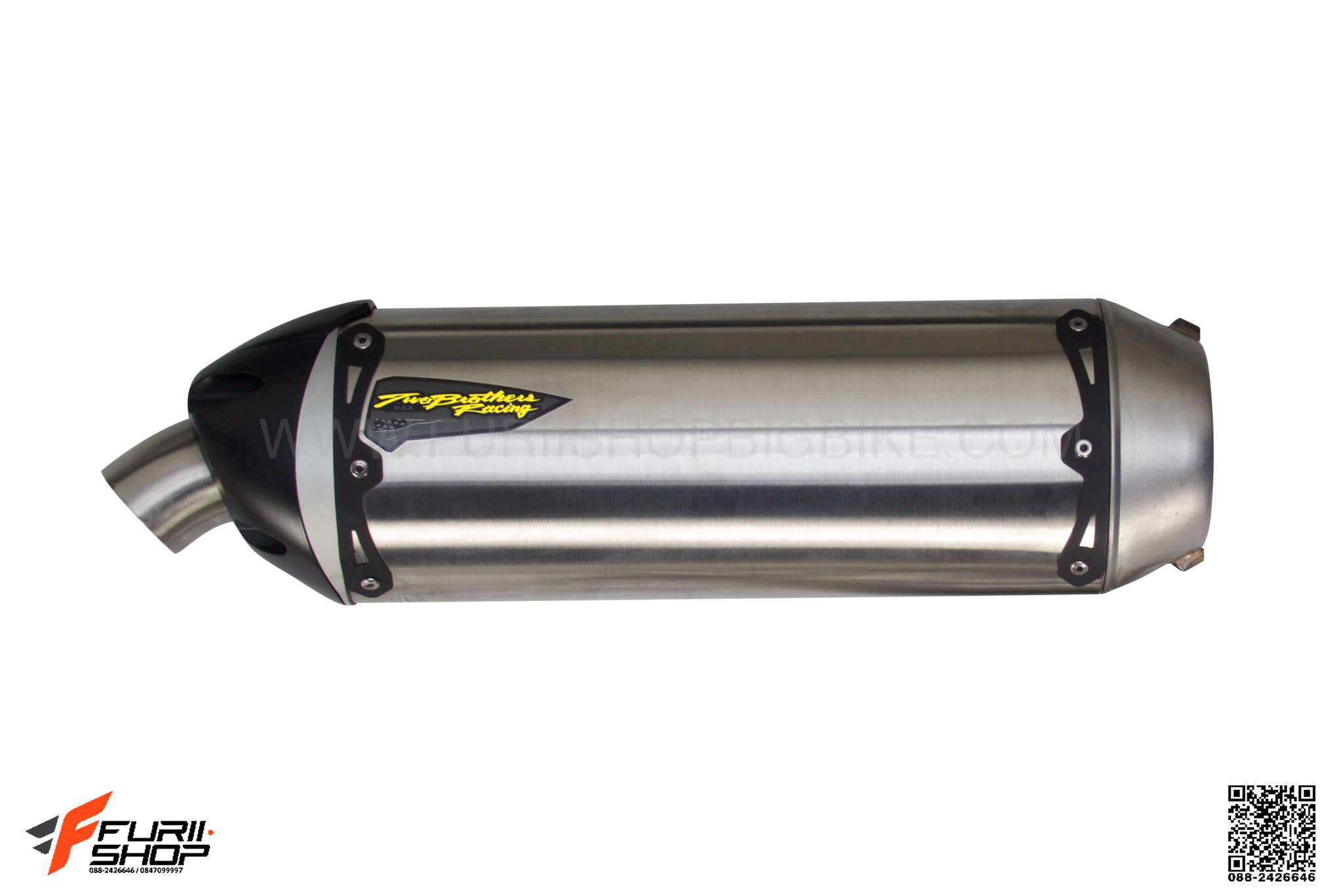 ท่อมอเตอร์ไซค์ TWOBROTHER SLIP-ON ALUMINIUM FOR HONDA CRF250 ท่อแต่ง ท่อสูตร ท่อบิ๊กไบค์ ท่อBigbike ท่อไอเสีย