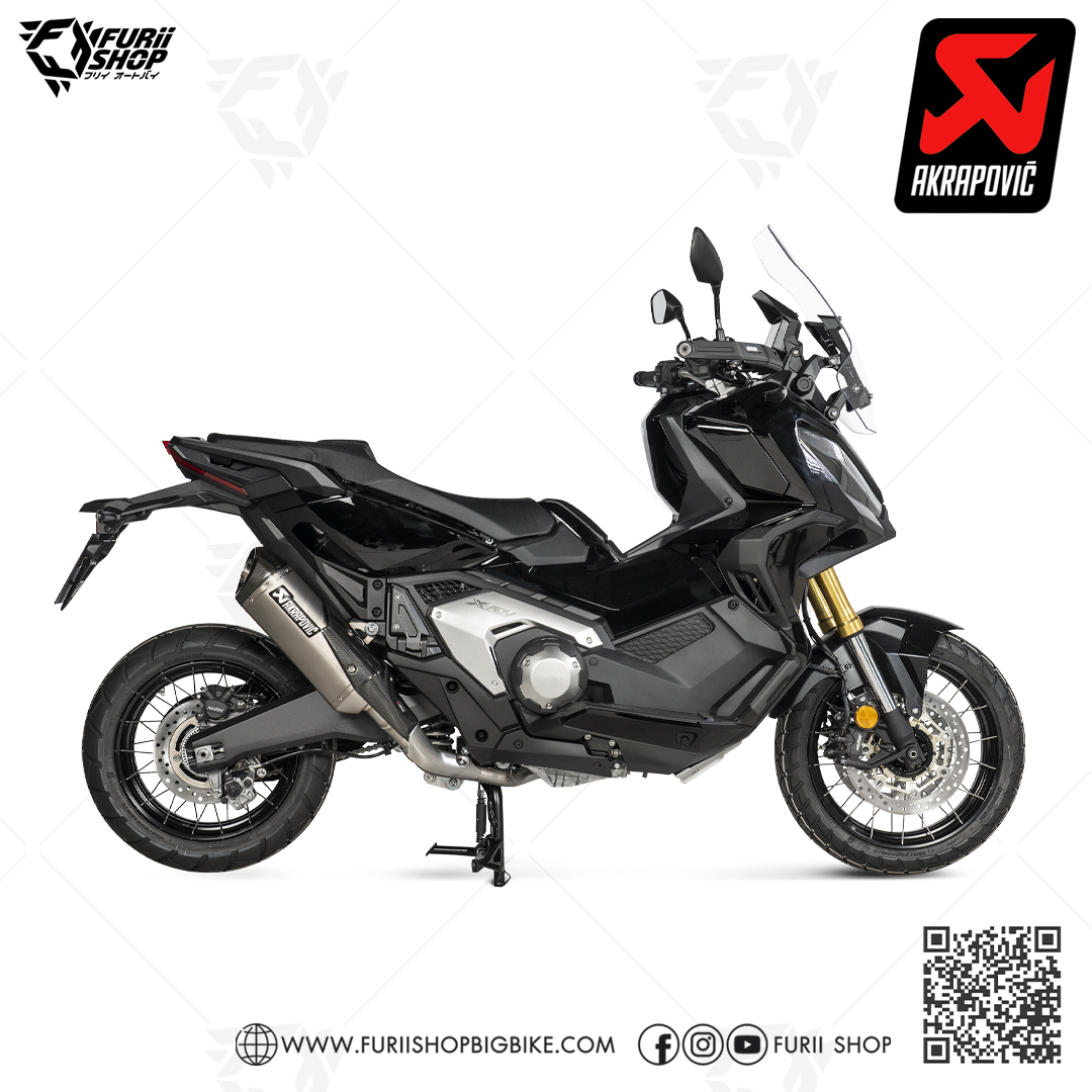 ท่อแต่ง Akrapovic Slip on Titanium : for HONDA XADV 750 2017-2020/All new 2021-2023