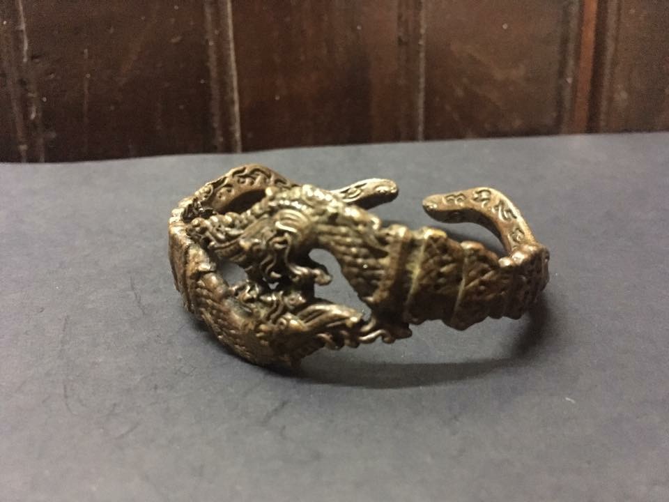 กำไลพญานาค งานทองเหลือง