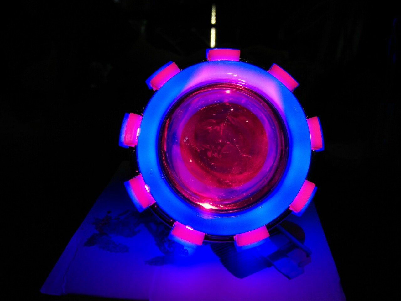 ไฟโปรเจคเตอร์มอเตอ์ไซค์ LED V.10 วงแหวน 3 ชั้น เหมาะสำหรับ มอเตอร์ไซค์,บิ๊กไบค์,รถยนต์ทุกรุ่น