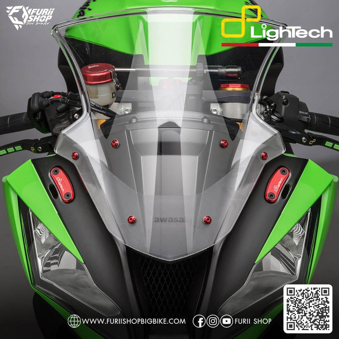 อุดกระจก Lightech Mirror Cap : for Kawasaki ZX10R 2016-2019 / ZX10RR 2018-2019