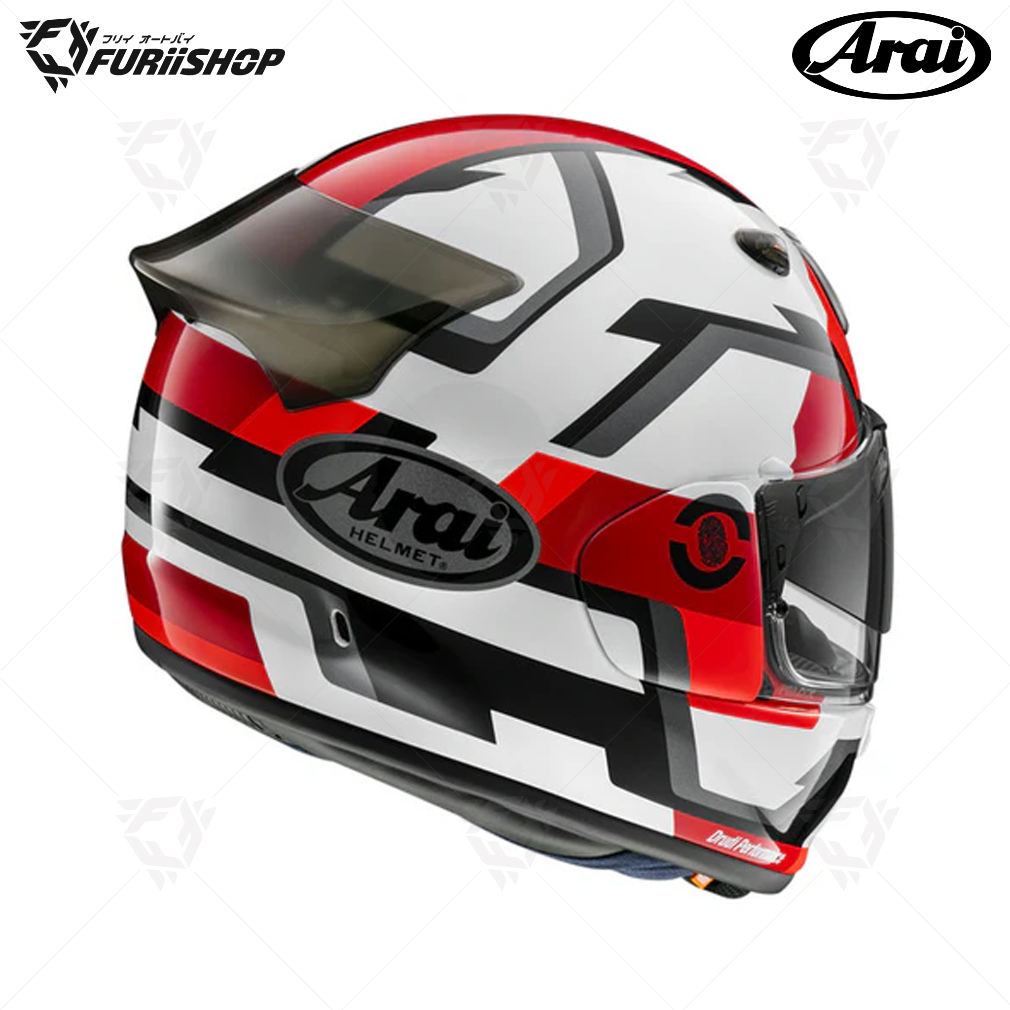 หมวกกันน็อคเต็มใบ Arai : QUANTIC Face Red