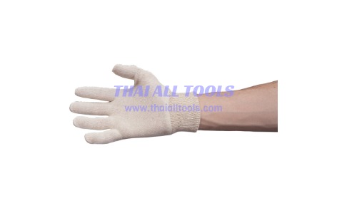 ถุงมือ LADIES BLEACHED WHITE K/W STOCKINETTE GLOVES TUFFSAFE