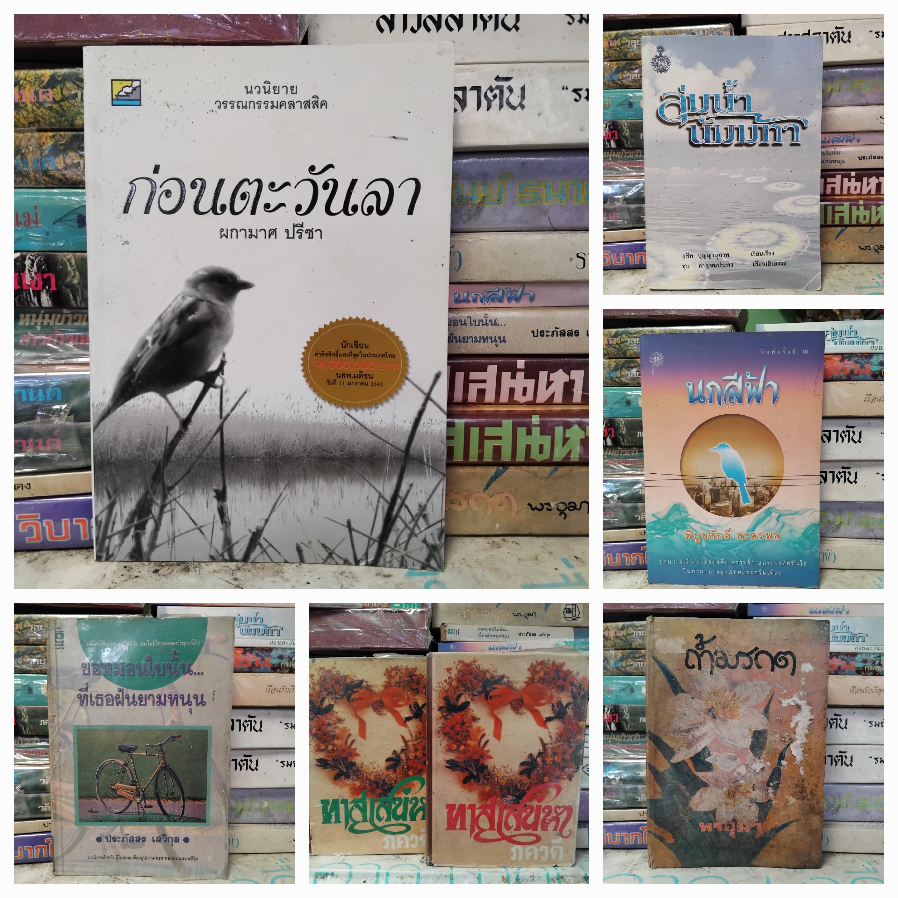 รวมนวนิยายไทย นิยายไทย หลากนักเขียน หลากอารมณ์ ทั้งเก่าและใหม่
