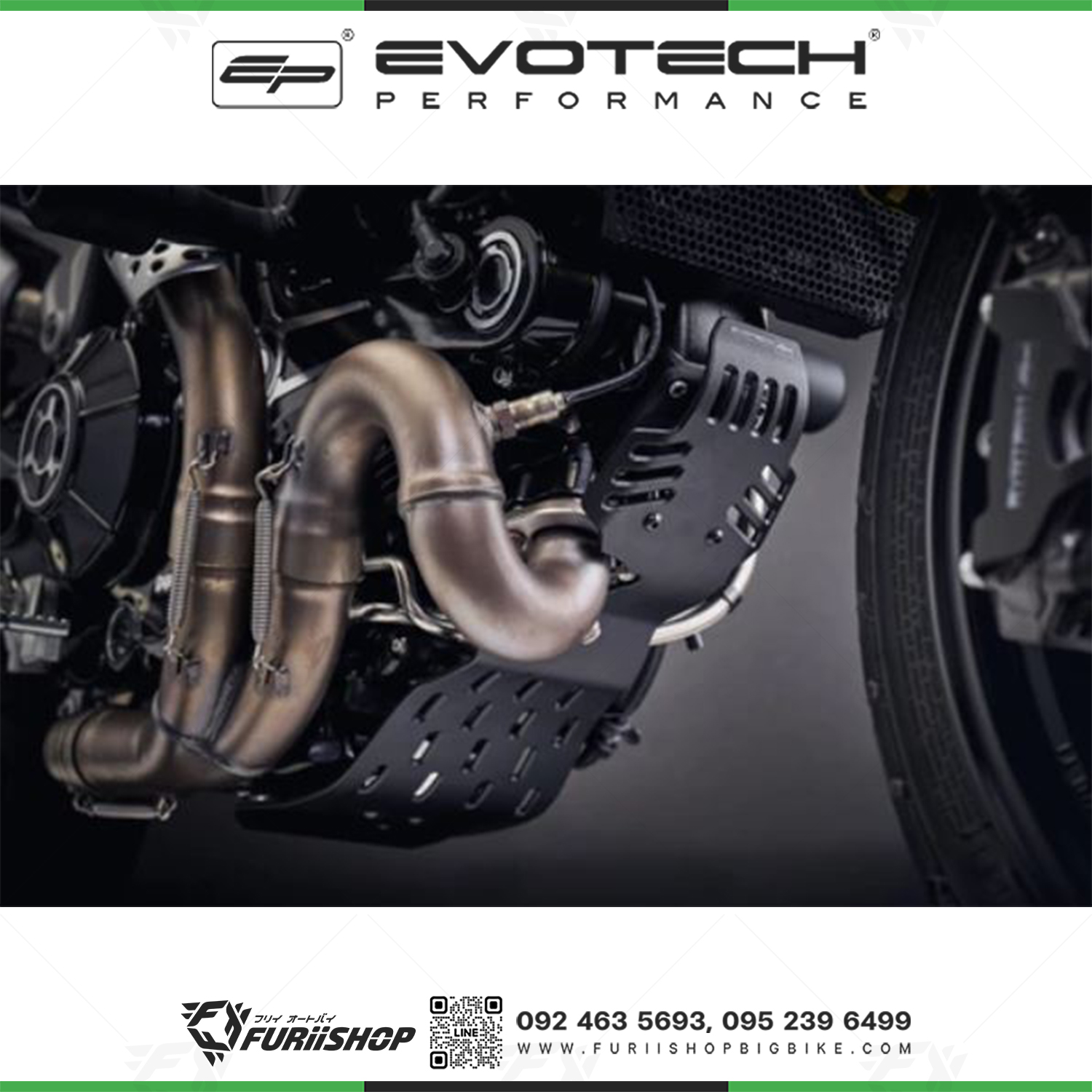 การ์ดเครื่อง EVOTECH DUCATI SCRAMBLER 1100