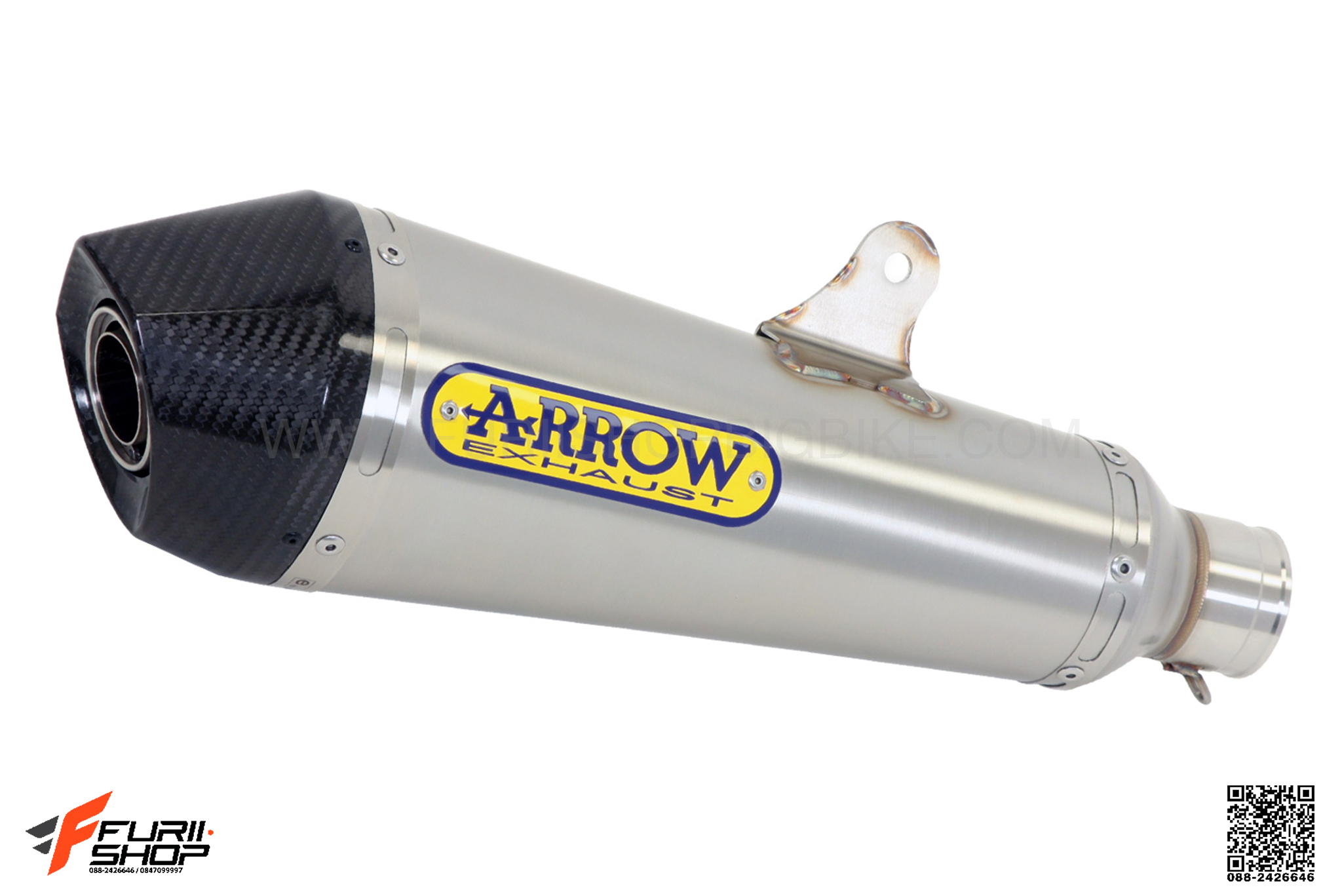 ท่อมอเตอร์ไซค์ ARROW SLIP-ON FOR HONDA CRF250 2017 ท่อแต่ง ท่อสูตร ท่อบิ๊กไบค์ ท่อBigbike ท่อไอเสีย