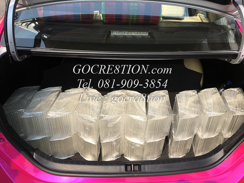 งาน อะคริลิค แปรรูป ตามแบบ April 2018 by GO CREATION