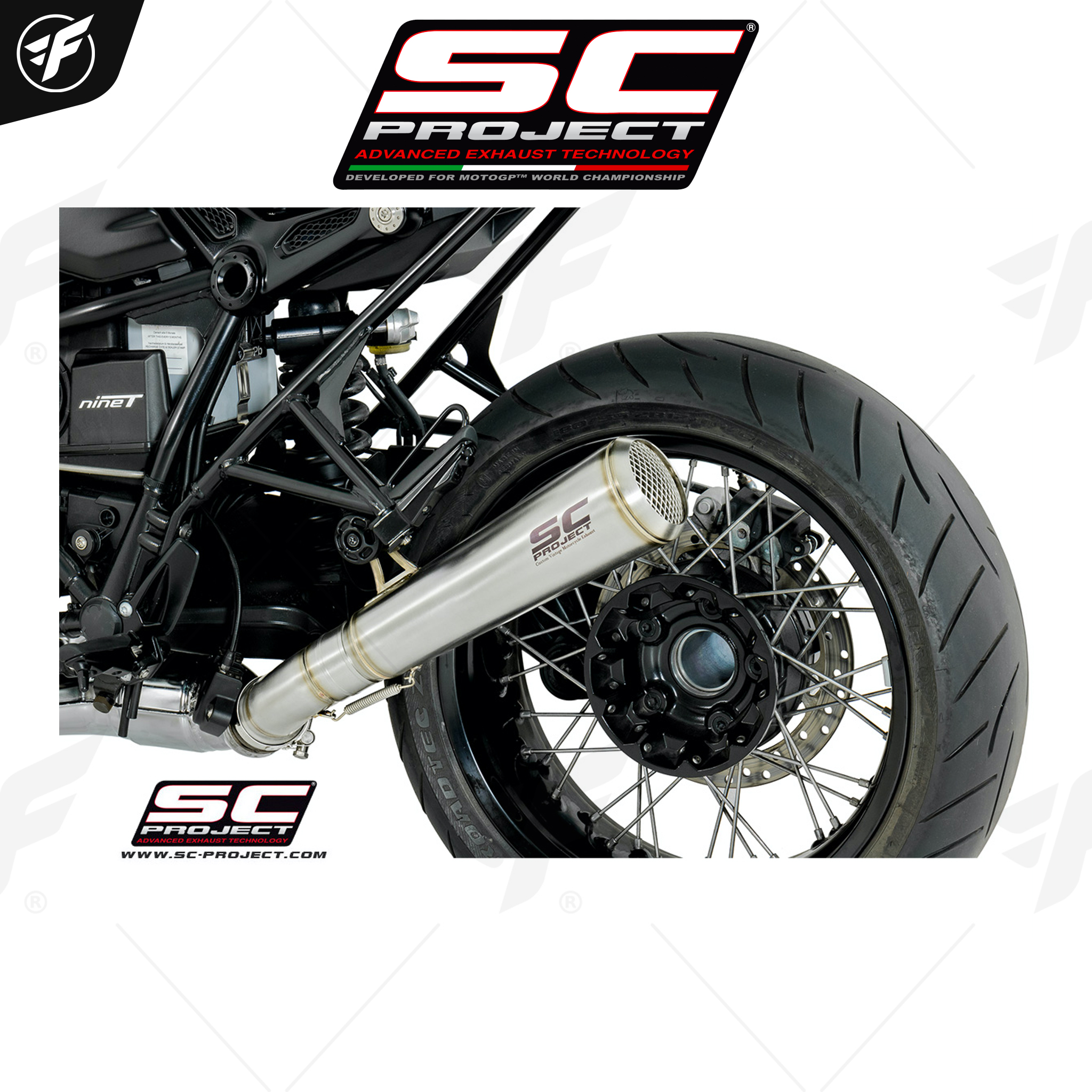 BMW R NINE T (2014 - 2016) Conic 70'S Muffler